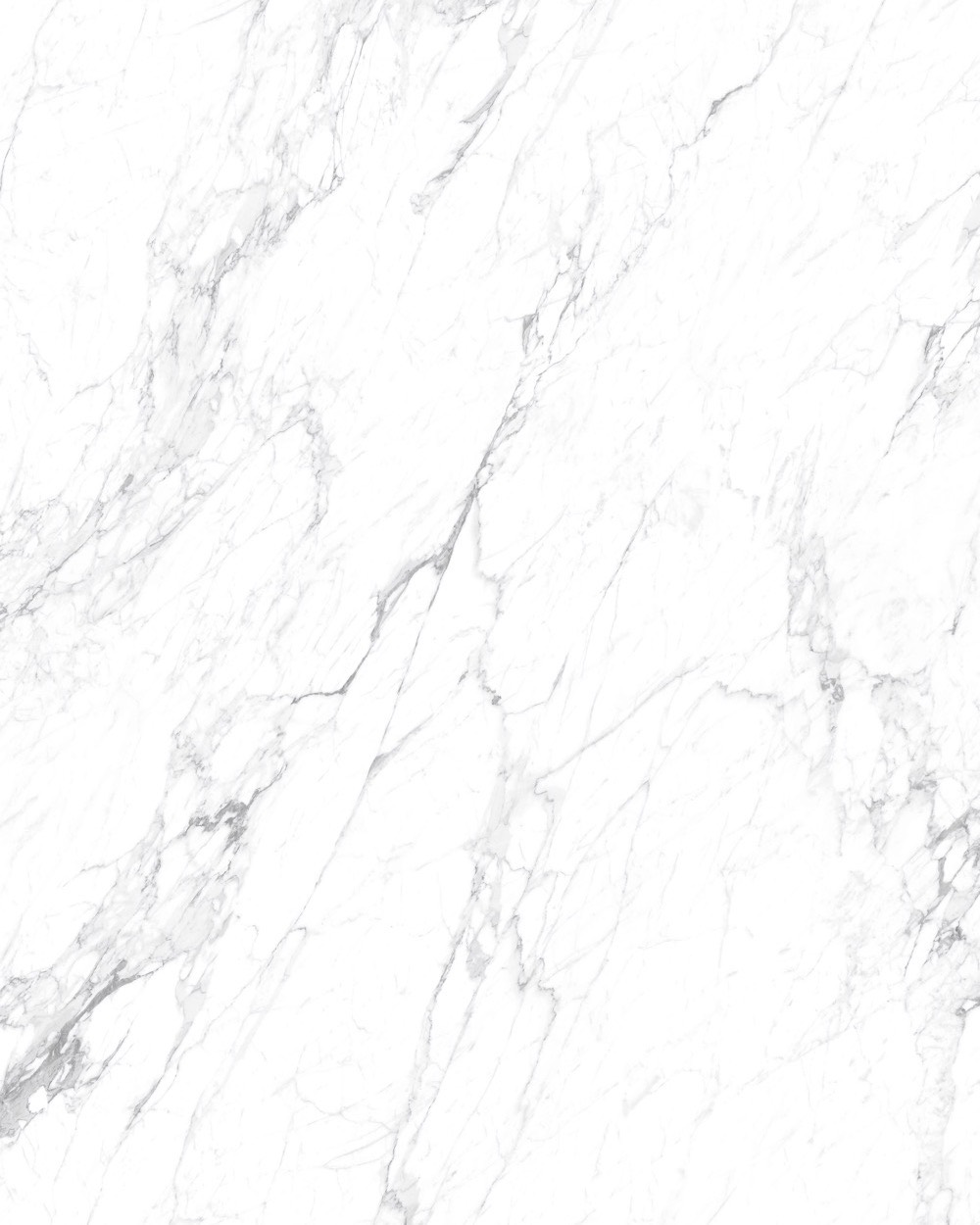 Statuario Delicato sintered stone slab — white with fine grey veining